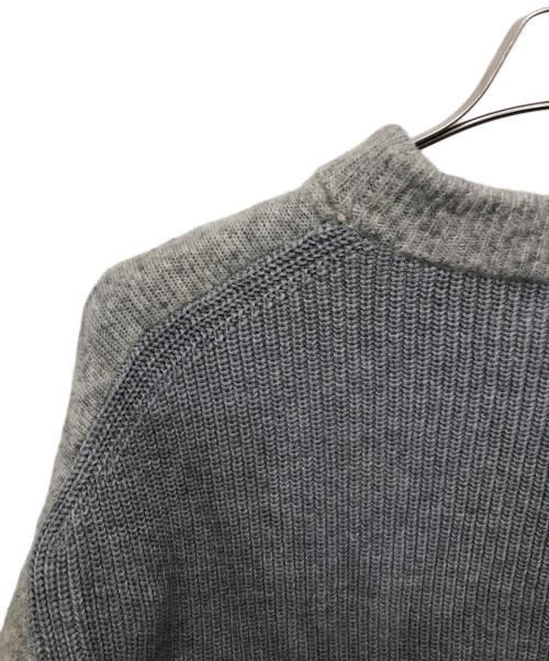 EN'DAY（エンデイ）EN'DAY (エンデイ) スリーブジップニット グレー サイズ:記載なしの古着・服飾アイテム