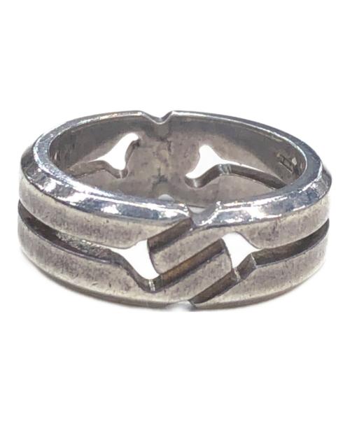 GUCCI（グッチ）GUCCI (グッチ) ノットリング シルバー サイズ:無しの古着・服飾アイテム