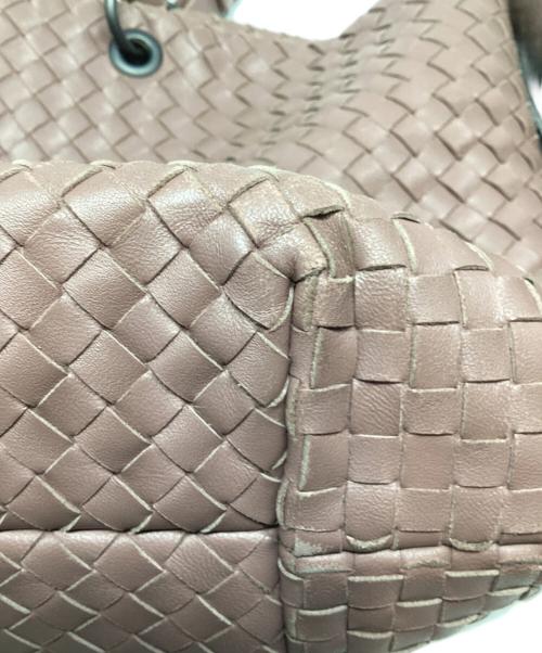 BOTTEGA VENETA（ボッテガベネタ）BOTTEGA VENETA (ボッテガベネタ) イントレチャートトートバッグ ピンクの古着・服飾アイテム