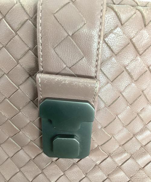 BOTTEGA VENETA（ボッテガベネタ）BOTTEGA VENETA (ボッテガベネタ) イントレチャートトートバッグ ピンクの古着・服飾アイテム