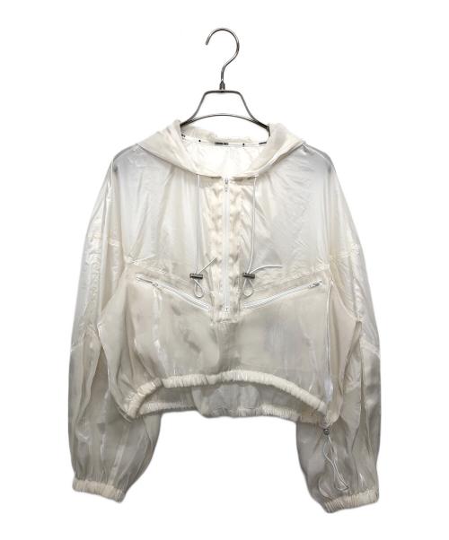 CONVERSE TOKYO（コンバーストウキョウ）CONVERSE TOKYO (コンバーストウキョウ) ハーフジップフーデッドジャケット アイボリー サイズ:記載なしの古着・服飾アイテム
