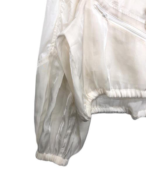 CONVERSE TOKYO（コンバーストウキョウ）CONVERSE TOKYO (コンバーストウキョウ) ハーフジップフーデッドジャケット アイボリー サイズ:記載なしの古着・服飾アイテム