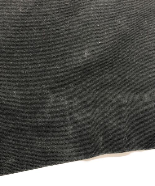 MARKAWARE（マーカウェア）MARKAWARE (マーカウェア) ORGANIC COTTON GABARDINE DOUBLE PLEATED EASY PANTS ブラック サイズ:1の古着・服飾アイテム