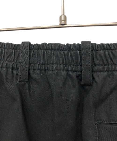MARKAWARE（マーカウェア）MARKAWARE (マーカウェア) ORGANIC COTTON GABARDINE DOUBLE PLEATED EASY PANTS ブラック サイズ:1の古着・服飾アイテム