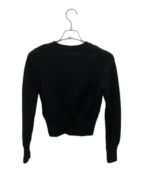 DIESEL（ディーゼル）DIESEL (ディーゼル) カットアウトDロゴニット ブラック サイズ:Mの古着・服飾アイテム