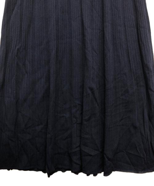 MICHAEL KORS（マイケル・コース）MICHAEL KORS (マイケルコース) ニットポロドレス ゴールド×ネイビー サイズ:Sの古着・服飾アイテム