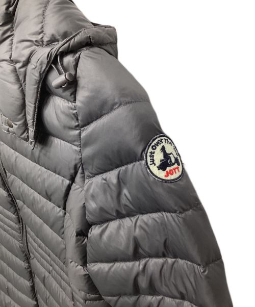 J.O.T.T（ジョット）J.O.T.T (ジョット) フーデットダウンコート グレー サイズ:表記無しの古着・服飾アイテム