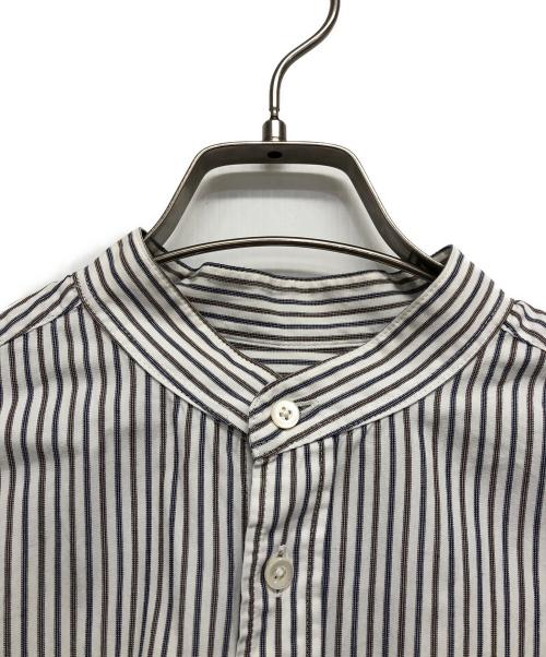 6(ROKU) BEAUTY&YOUTH（ロク ビューティーアンドユース）6(ROKU) BEAUTY&YOUTH (ロク ビューティーアンドユース) STRIPE SHIRT/シャツ ホワイト サイズ:38の古着・服飾アイテム