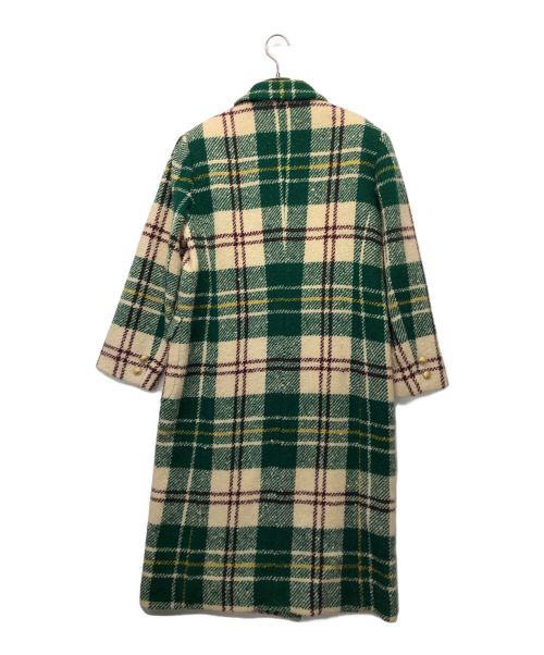 YORKLAND（ヨークランド）YORKLAND (ヨークランド) 金釦ステンカラーコート グリーン サイズ:9ARの古着・服飾アイテム