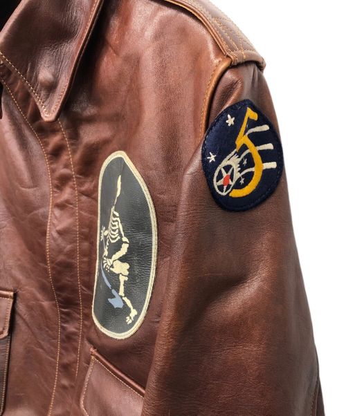 BUZZ RICKSON'S（バズリクソンズ）BUZZ RICKSON'S (バズリクソンズ) TYPE A-2 ブラウン サイズ:38の古着・服飾アイテム