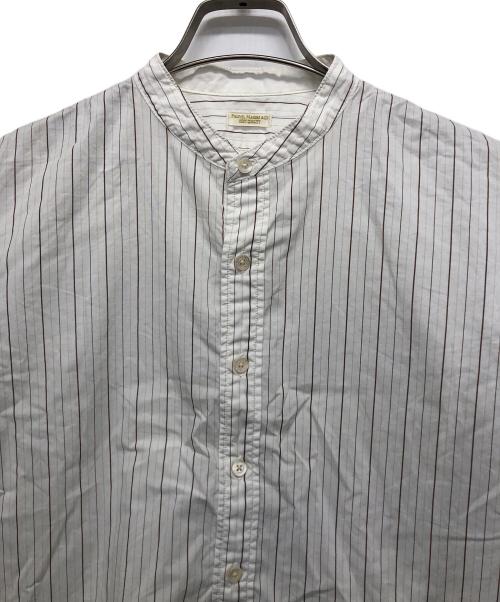 PHIGVEL MAKERS（フィグベルマーカーズ）PHIGVEL MAKERS (フィグベルマーカーズ) LONG BAND COLLAR SHIRT ホワイト サイズ:1の古着・服飾アイテム