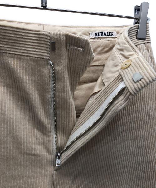 AURALEE（オーラリー）AURALEE (オーラリー) コーデュロイパンツ ベージュ サイズ:Sの古着・服飾アイテム