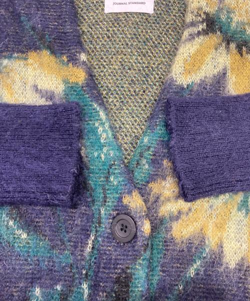 JOURNAL STANDARD（ジャーナルスタンダード）JOURNAL STANDARD (ジャーナルスタンダード) TOLIGHT (トライト) フラワー柄ジャガードカーディガン ネイビー サイズ:FREEの古着・服飾アイテム