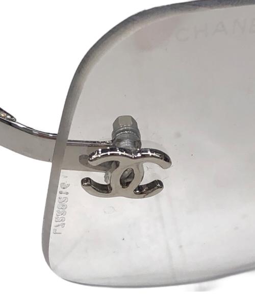 CHANEL（シャネル）CHANEL (シャネル) ココマークリムレスサングラス シルバー サイズ:62□17の古着・服飾アイテム