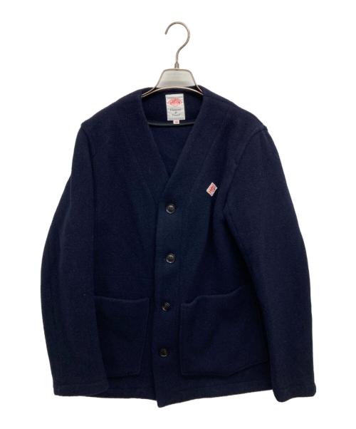 DANTON（ダントン）DANTON (ダントン) ウールモッサノーカラージャケット ネイビー サイズ:38の古着・服飾アイテム