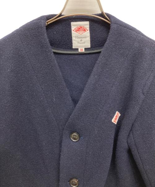 DANTON（ダントン）DANTON (ダントン) ウールモッサノーカラージャケット ネイビー サイズ:38の古着・服飾アイテム