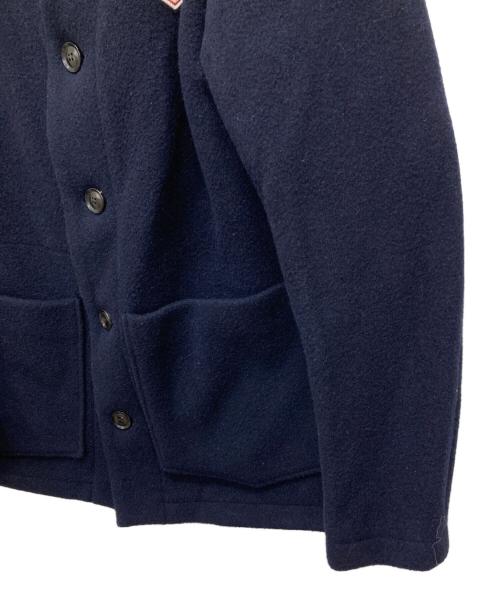 DANTON（ダントン）DANTON (ダントン) ウールモッサノーカラージャケット ネイビー サイズ:38の古着・服飾アイテム