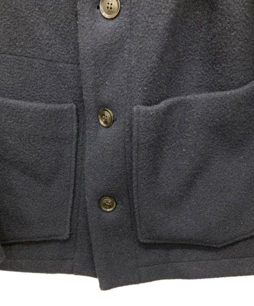 DANTON（ダントン）DANTON (ダントン) ウールモッサノーカラージャケット ネイビー サイズ:38の古着・服飾アイテム