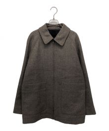 MARGARET HOWELL（マーガレットハウエル）の古着「NATURAL WOOL TWILL」｜ブラウン
