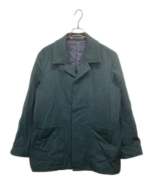 PAUL SMITH（ポールスミス）Paul Smith (ポールスミス) カシミヤブレンド ショートコート グリーン サイズ:Lの古着・服飾アイテム