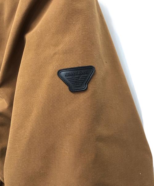 ARMANI JEANS（アルマーニジーンズ）ARMANI JEANS (アルマーニジーンズ) ダウンコート ブラウン サイズ:46の古着・服飾アイテム