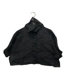 me ISSEY MIYAKE（ミーイッセイ ミヤケ）の古着「オリガミシャツ」｜ブラック