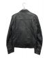 NUDIE JEANS (ヌーディー・ジーンズ) カウレザージャケット ブラック サイズ:S：10000円