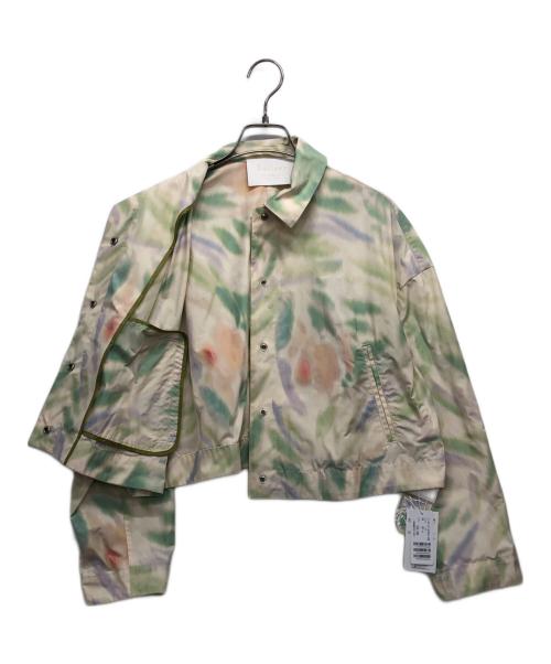 BALLSEY（ボールジィ）BALLSEY (ボールジィ) ウェットモクテルジャカードショートブルゾン マルチカラー サイズ:36 未使用品の古着・服飾アイテム