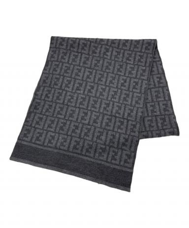中古・古着通販】FENDI (フェンディ) ズッカ柄マフラー グレー