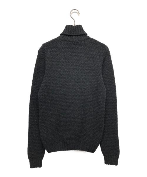 Drumohr（ドルモア）Drumohr (ドルモア) ラムウールケーブルタートルネックニット グレー サイズ:44の古着・服飾アイテム