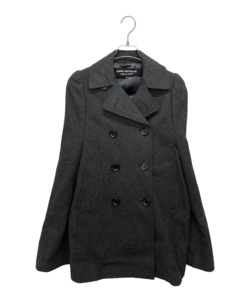 JUNYA WATANABE COMME des GARCONS（(ジュンヤワタナベ コムデギャルソン）JUNYA WATANABE COMME des GARCONS ((ジュンヤワタナベ コムデギャルソン) 00’sケープポンチョ パフスリーブピーコート グレー サイズ:XSの古着・服飾アイテム