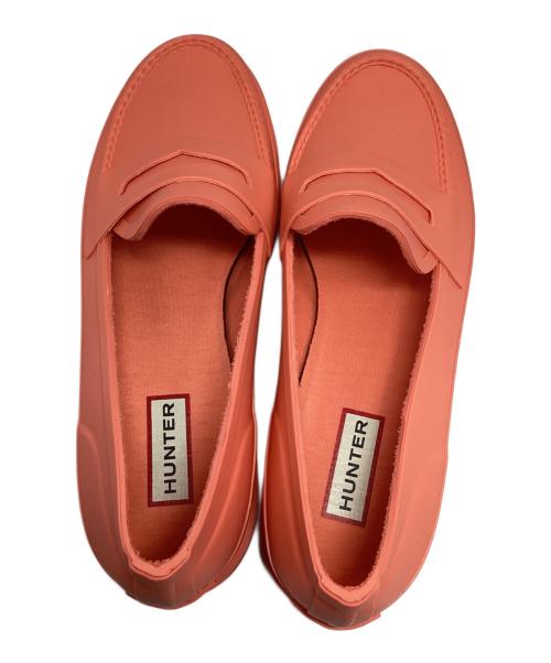 HUNTER（ハンター）HUNTER (ハンター) REFINED PENNY LOAFER MATTE オレンジ サイズ:UK5の古着・服飾アイテム