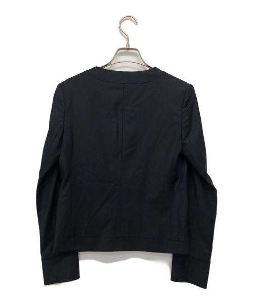 theory luxe（セオリーリュクス）theory luxe (セオリーリュクス) EXECUTIVE ノーカラー ジャケット ブラック サイズ:36の古着・服飾アイテム
