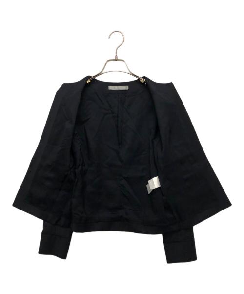 theory luxe（セオリーリュクス）theory luxe (セオリーリュクス) EXECUTIVE ノーカラー ジャケット ブラック サイズ:36の古着・服飾アイテム