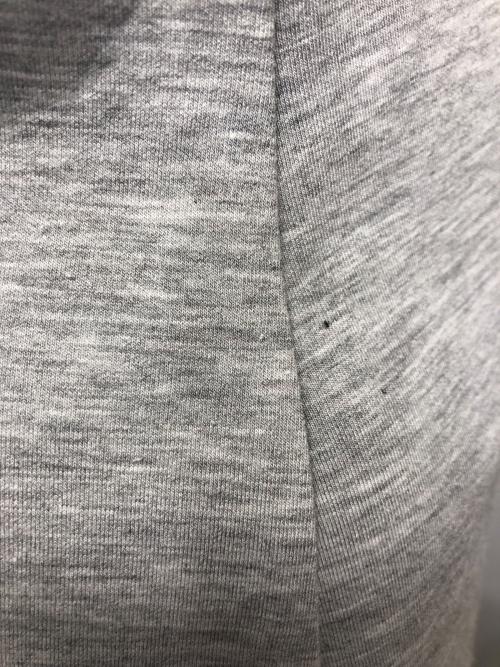 DOUBLE STANDARD CLOTHING（ダブルスタンダードクロージング）DOUBLE STANDARD CLOTHING (ダブルスタンダードクロージング) ダンボールニット短丈パーカー グレー サイズ:Fの古着・服飾アイテム