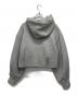 DOUBLE STANDARD CLOTHING (ダブルスタンダードクロージング) ダンボールニット短丈パーカー グレー サイズ:F：6000円