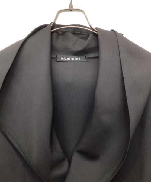 mizuiro-ind（ミズイロインド）mizuiro-ind (ミズイロインド) フーデッドコート ブラック サイズ:記載なしの古着・服飾アイテム