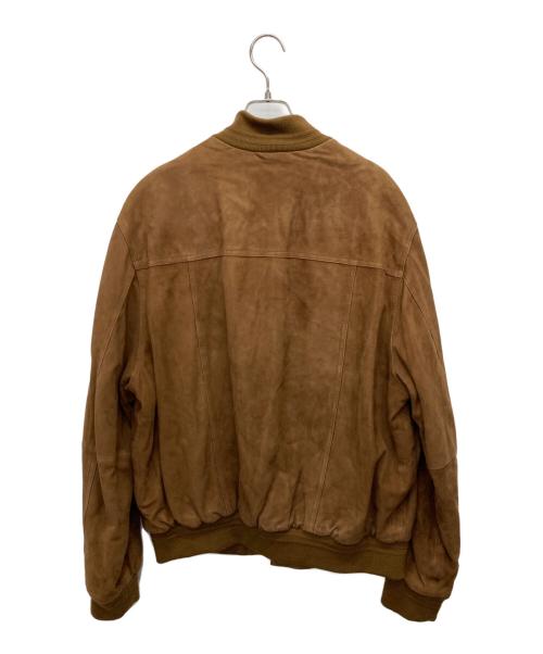 BROOKS BROTHERS（ブルックスブラザーズ）BROOKS BROTHERS (ブルックスブラザーズ) ラムスウェードブルゾン ブラウン サイズ:Lの古着・服飾アイテム