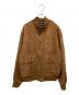 BROOKS BROTHERS（ブルックスブラザーズ）の古着「ラムスウェードブルゾン」｜ブラウン