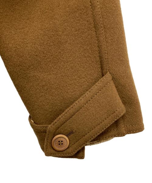 HERMES（エルメス）HERMES (エルメス) ウールコート ブラウン サイズ:38の古着・服飾アイテム