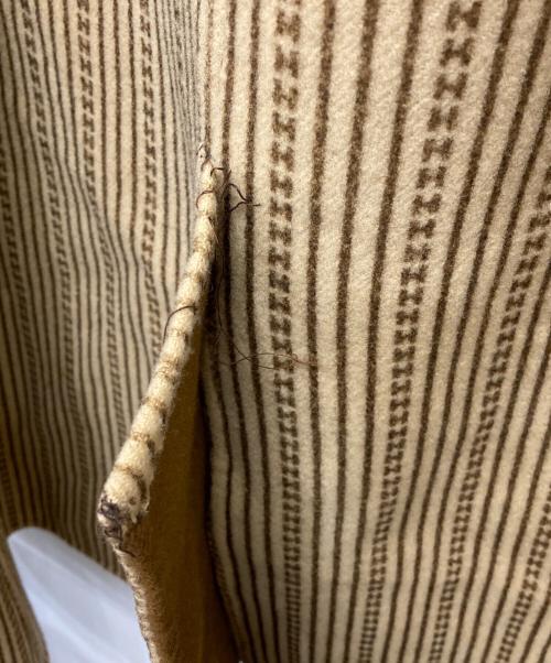 HERMES（エルメス）HERMES (エルメス) ウールコート ブラウン サイズ:38の古着・服飾アイテム