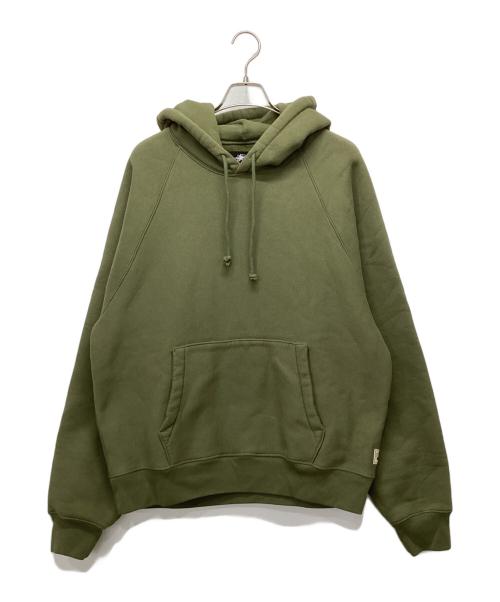 stussy（ステューシー）stussy (ステューシー) パーカー オリーブ サイズ:XLの古着・服飾アイテム