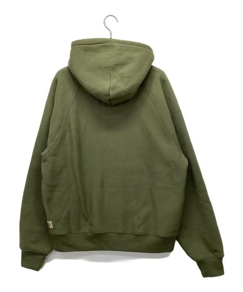 stussy（ステューシー）stussy (ステューシー) パーカー オリーブ サイズ:XLの古着・服飾アイテム