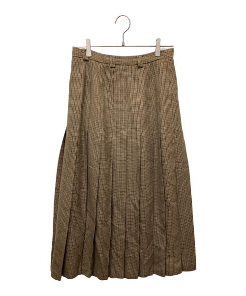 POLO RALPH LAUREN COUNTRY（ポロラルフローレン カントリー）POLO RALPH LAUREN COUNTRY (ポロラルフローレン カントリー) ウールスカート ブラウン サイズ:11号の古着・服飾アイテム