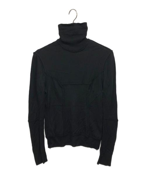 UNDERCOVER（アンダーカバー）UNDERCOVER (アンダーカバー) シルクカシミヤタートルネックニット ブラック サイズ:SIZE 2の古着・服飾アイテム