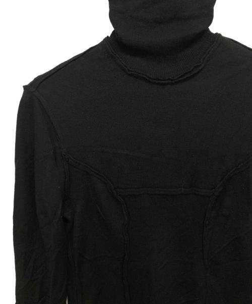 UNDERCOVER（アンダーカバー）UNDERCOVER (アンダーカバー) シルクカシミヤタートルネックニット ブラック サイズ:SIZE 2の古着・服飾アイテム