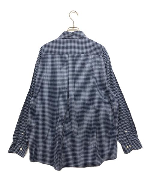 BROOKS BROTHERS（ブルックスブラザーズ）BROOKS BROTHERS (ブルックスブラザーズ) チェックボタンダウンチェックシャツ ブルー サイズ:Lの古着・服飾アイテム