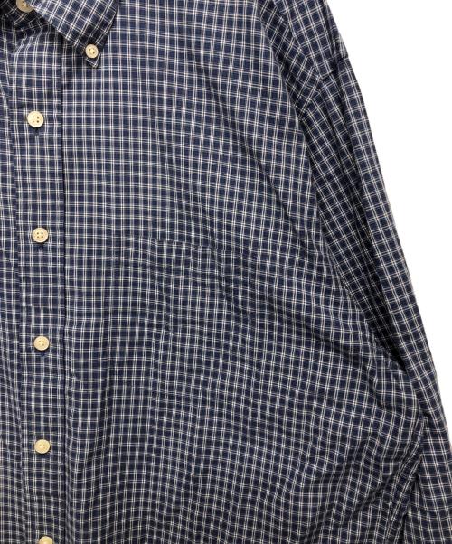 BROOKS BROTHERS（ブルックスブラザーズ）BROOKS BROTHERS (ブルックスブラザーズ) チェックボタンダウンチェックシャツ ブルー サイズ:Lの古着・服飾アイテム
