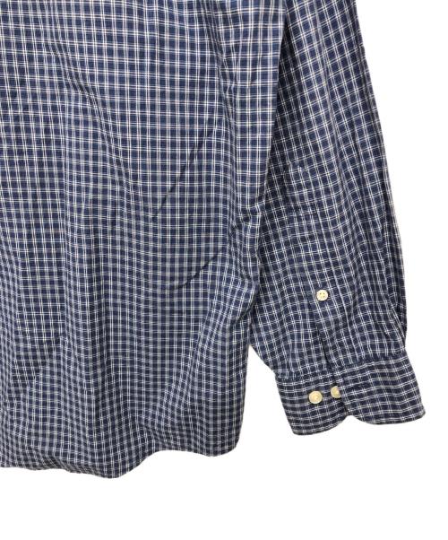 BROOKS BROTHERS（ブルックスブラザーズ）BROOKS BROTHERS (ブルックスブラザーズ) チェックボタンダウンチェックシャツ ブルー サイズ:Lの古着・服飾アイテム