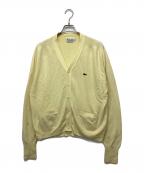 IZOD LACOSTEアイゾッド ラコステ）の古着「ニットカーディガン」｜イエロー